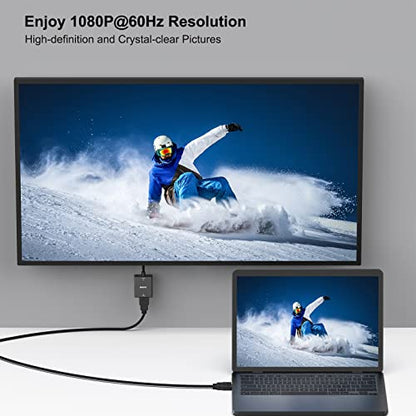 BENFEI HDMI to VGA Adapter 1920x1080@60Hz 1 Count 000272black