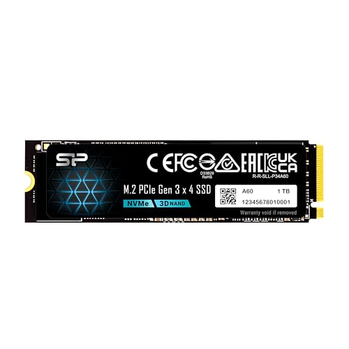 SP Silicon Power 1TB FIN-SP001TBP34A60M28 M.2 2280 SSD PCIe Gen3x4 2200MB/s SSD