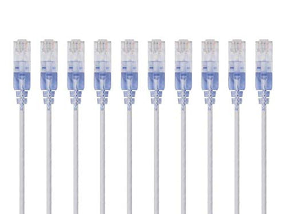 Monoprice 1 Feet Cat 6a Ethernet Cable Male-to-Male 10Gbps 550MHz