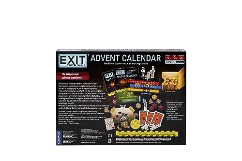 Thames & Kosmos Advent Calendar 12 x 4 inches 683009 816 Grams Christmas Cardboard