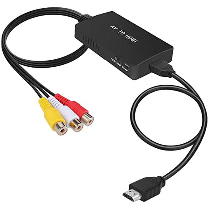 Tengchi 5.91 x 5.91 x 0.71 inches R18 HDMI 1080p RCA Female to HDMI Female Video Converter