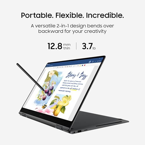 Samsung 16" Galaxy Book5 Pro 360 NP960QHA-KG1US 2880x1800 AMOLED Convertible Laptop