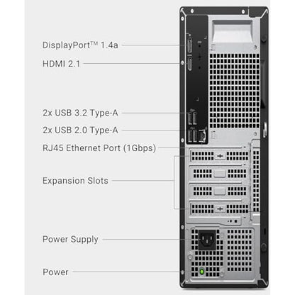 Dell Pro Slim QCS1250 Intel i7-14700 3840x2160 20Core Computer Tower
