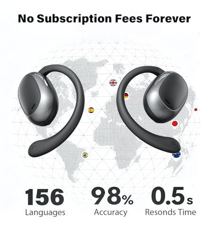 Vilupvie Y80 Wireless AI Earbuds with Instant Translation