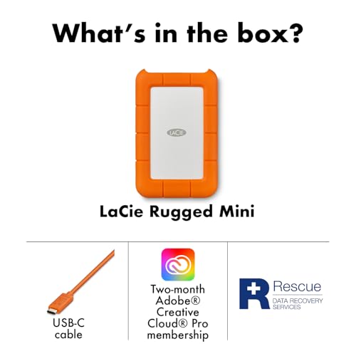 LaCie 1TB LAC301558 USB 3.0 Portable External Hard Drive