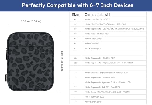 Dadanism 6-7 Inch Universal Padded Sleeve Pouch Case