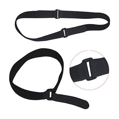 YiwerDer 20 Count Reusable Fastening Cable Straps, Model 8541757494, Nylon, 18 Inches Length, 4.8 Inches Maximum Diameter, Hook and Loop Adjustable