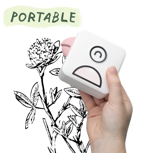 PoooliPrint 3.25" x 3.25" Model PPL1 Monochrome Thermal Pocket Printer 200 x 200 DPI