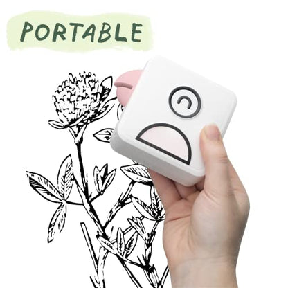 PoooliPrint 3.25" x 3.25" Model PPL1 Monochrome Thermal Pocket Printer 200 x 200 DPI