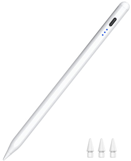 HATOKU 6.54in Stylus Pen ID732 Compatible with iPad Models 2018-2026, Fast Charging, Lithium Polymer Battery, Tilt Sensitivity, Palm Rejection, Magnetic Design