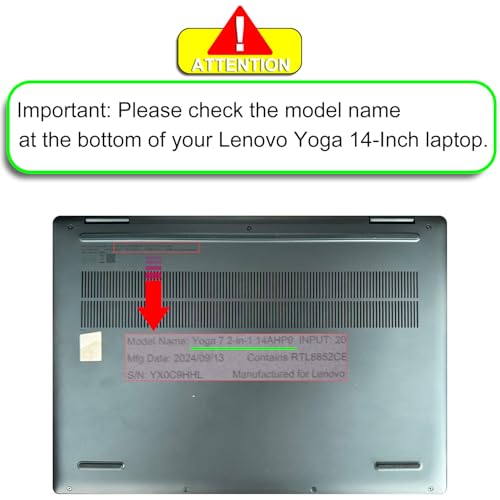 KEANBOLL 3-Pack 14" Anti Glare Screen Protector for Lenovo Yoga 7/7i, Model Numbers 14IML9/14AHP9/14ARP8/14IRL8