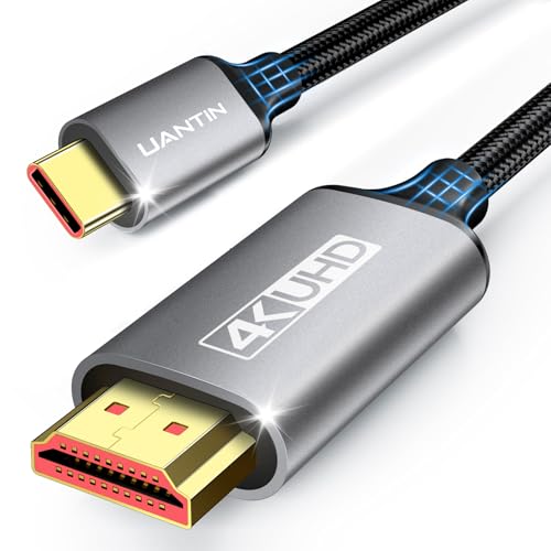 UANTIN 6FT USB C to HDMI Cable HDMI, USB Type C, 4K UHD, 30Hz
