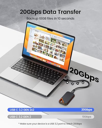 Silkland USB Type C to USB Type C Cable 3.3FT 240W 8K 60Hz Male to Male