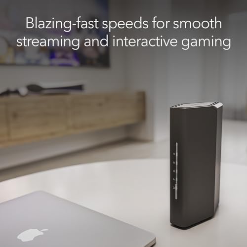 NETGEAR RS90 Dual-Band WiFi 7 Router - Covers up to 2000 sq. ft., 3600 Mbps - 4 Ports - App Control