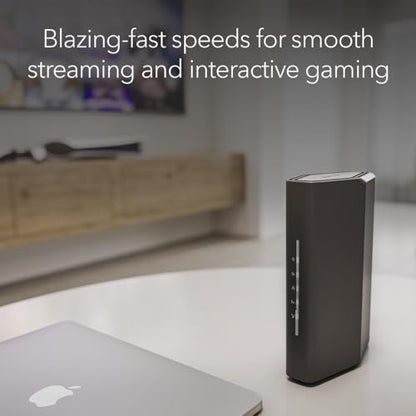 NETGEAR RS90 Dual-Band WiFi 7 Router - Covers up to 2000 sq. ft., 3600 Mbps - 4 Ports - App Control