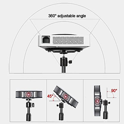 Coret Tripod Stand 102cm Sjj-120 Adjustable Height 360° Rotatable Ball Head Portable Projector Stand