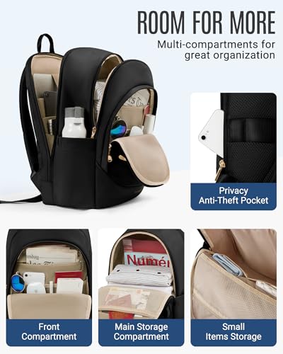LIGHT FLIGHT 15.6 Inch Lf4201007 Laptop Backpack Polyester Water Resistant Multipurpose Adult Backpack