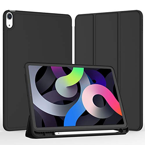 iMieet iPad Air 11-Inch Case M4/M3/M2 2024/2025/2026, iPad Air 5th/4th Generation 10.9-Inch Case - Model A2902/A2903/A2904/A2588/A2589/A2591, Black
