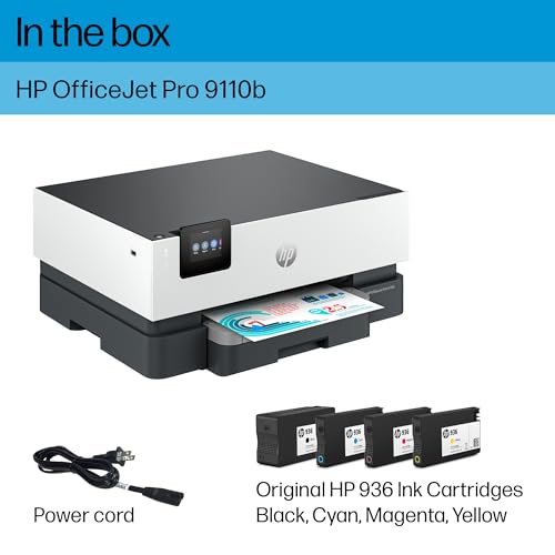 HP Officejet Pro 9110b Inkjet Printer 4800 x 1200 dpi Wireless Color