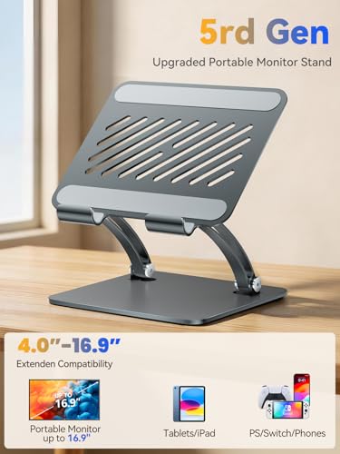 tounee 7-16.9 inch TS04 Tablet Stand Adjustable Ergonomic Portable