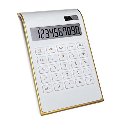 Benkaim 10" Multi-Function Solar Powered Calculator Model cal02 LCD Display