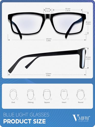 VMJFBJ 1 Count ZCJB-YJ01 Universal Blue Light Blocking Glasses