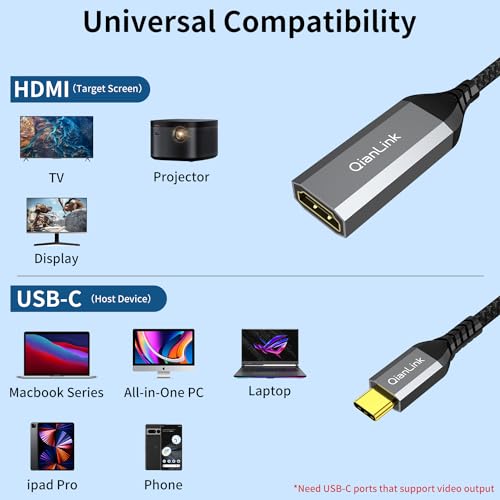 QianLink USB Type C to HDMI Adapter e85ff973-3be8-481a-9fb3-925a3af2a983