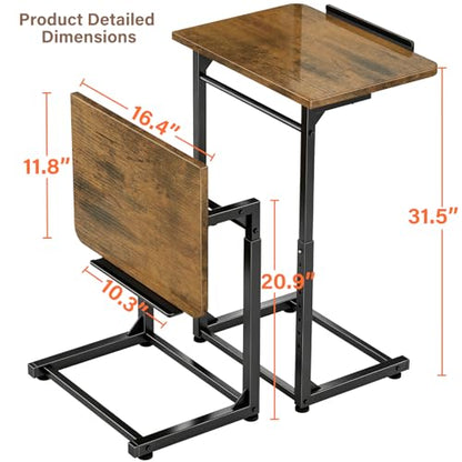 Dataroad Selead 12x16.3x31.5 inches BZ003 Tray Table Indoor Brown