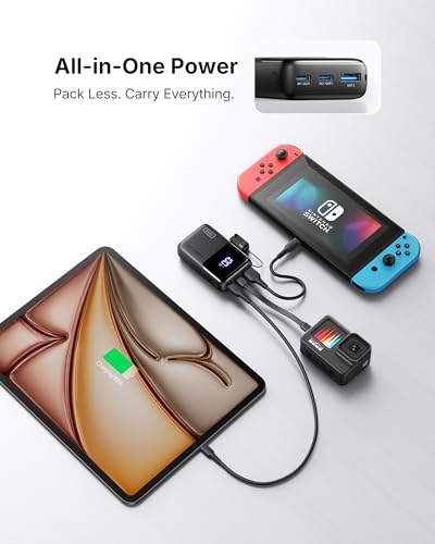 INIU 10000mAh Portable Charger P50 USB Type C & A Fast Charging
