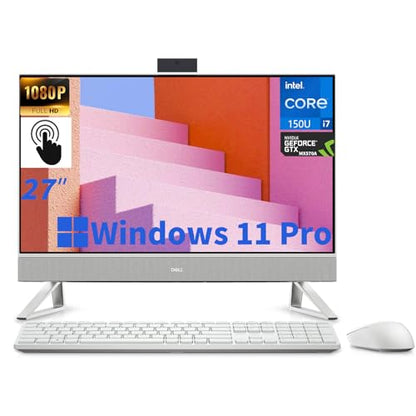 Dell 27'' Inspiron AIO 1920x1080 Intel Core i7 5.4GHz DDR5 32GB 1TB SSD NVIDIA GeForce MX570A Touchscreen All-in-One