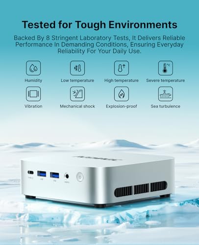 ACEMAGIC Mini PC K1 Windows 11 Pro, AMD Ryzen 4300U, 4C/4T, 16GB DDR4, 512GB SSD, HDMI, DisplayPort, 4K, Dual LAN