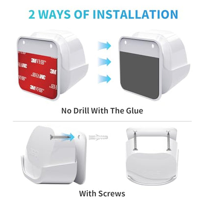 Sootozy 2-Pack Wall Mount Holder EM6Plus-2PC Weatherproof Tri-Band 802.11a Wi-Fi System