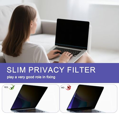 Halloive 16" HH-MacBook Pro16-QJ 9H Glossy Privacy Screen Filter