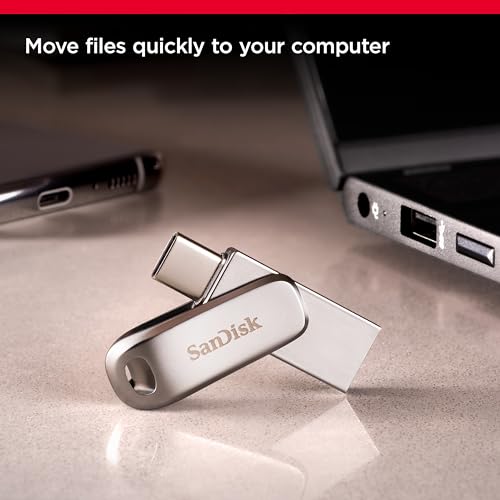 SanDisk 256GB Ultra Dual Drive Luxe USB Type-C SDDDC4-256G-GAM46
