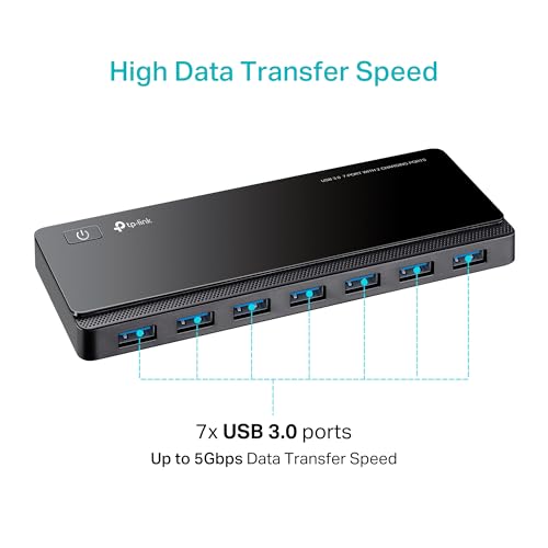 TP-Link 7-Port USB 3.0 Data Hub with Smart Charging Technology UH720