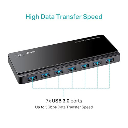 TP-Link 7-Port USB 3.0 Data Hub with Smart Charging Technology UH720
