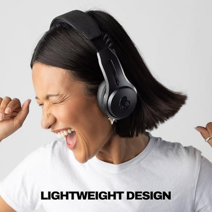 Skullcandy Icon ANC On-Ear Wireless Headphones, Bluetooth 5.0, 20Hz-20kHz Frequency Range, 32 Ohms Impedance, 97.5 dB Sensitivity, IPX4 Water Resistance