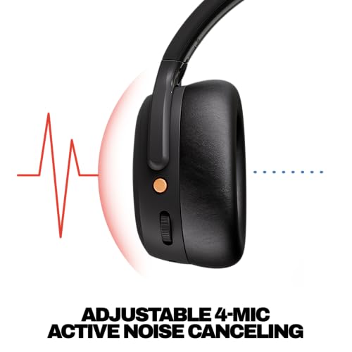 Skullcandy 557.91g S6CAW-R740 Over-Ear Headphones Wireless Noise Cancelling Bluetooth