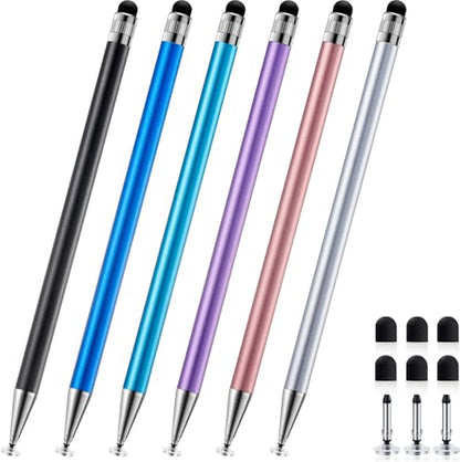 ChaoQ 2-in-1 Stylus Pen C3081 Touchscreen Pen Set 6 Count Aluminum