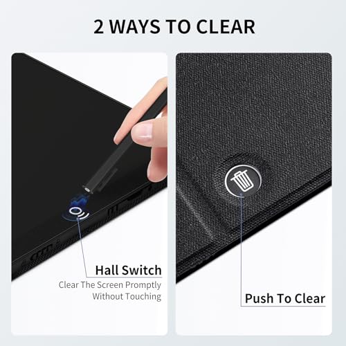 YOLIPULI 11.5AP 11.5" LCD Drawing Tablet with Leather Case and Magnetic Pen