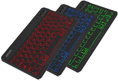 Arteck 9.7" HB030B Wireless Bluetooth Keyboard QWERTY Rechargeable Scissor-Switch Portable Slim Keyboard