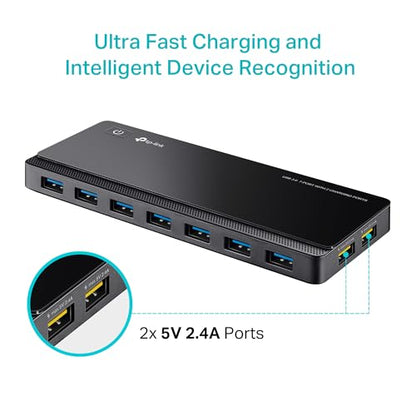TP-Link 7-Port USB 3.0 Data Hub with Smart Charging Technology UH720