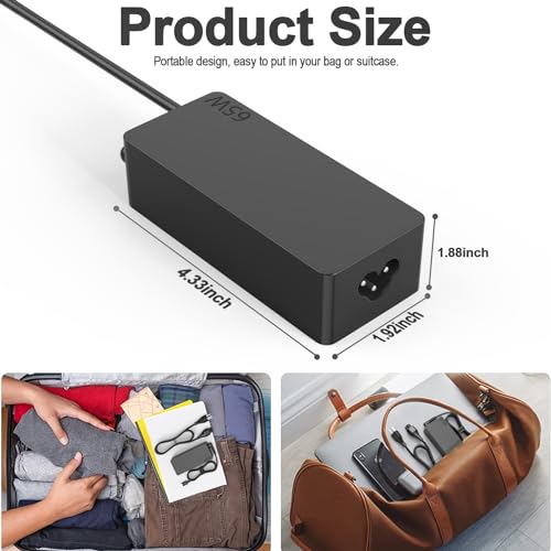 DECSZDY 65W USB Type-C Laptop Charger Model DL65200325