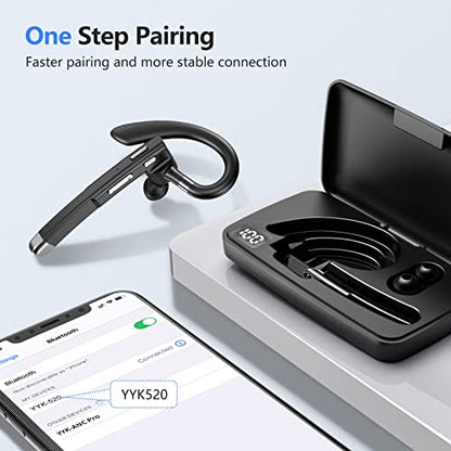 Boytond FB-YYK-520 Wireless Bluetooth Headset, Bluetooth 5.4, Noise Cancelation, 33ft Range, Waterproof
