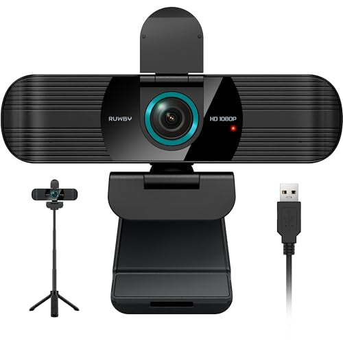 RUWBY 1080P W01-USB A USB Compact Webcam