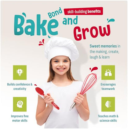 Baketivity 31-Piece Kids Baking Tools Set Model Number JRSETFBA
