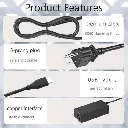 Ruilezyo 65W DL65200325 USB Type C Power Adapter