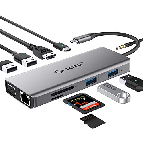 TOTU 11-Port USB-C Hub Model TT-HB002D