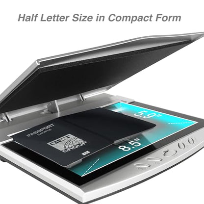 Plustek OS550 plus Flatbed Scanner - 1200 dpi - USB - A5 Document Scanner