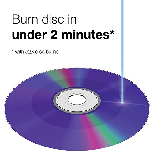Verbatim 52X CD-R 700 MB DataLifePlus White Inkjet Printable 50 Count Spindle 94755